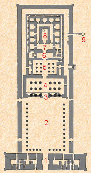 Plan d'Edfou