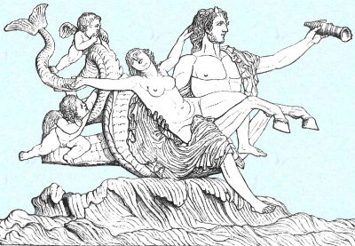 Triton et néréide